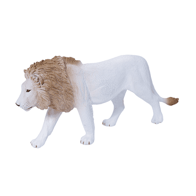 White Lion Toy  Realistic Big Cat Figurine