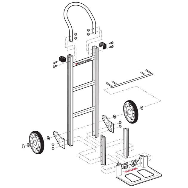 Build your own Magliner Truck Select from a list of standard parts Prices Start From