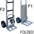 Magliner Hand Truck with Folding Toe & Wheel Guards, 230-HM-1010-F2-WG