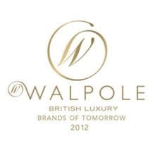 Proud to be Selected by the Walpole as a 2012 British Luxury ‘Brand of Tomorrow’