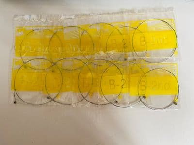 10 Cigar Box Guitar Strings Nickel Wound B 2nd Electric Strings