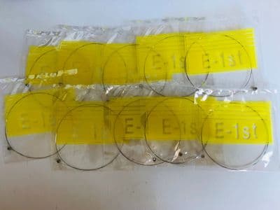 10 Cigar Box Guitar Strings Nickel Wound E 1st Electric Strings