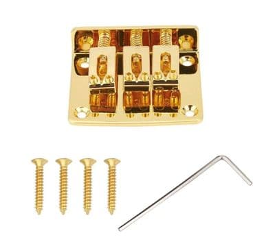 3 String Hardtail Adjustable Bridge Gold