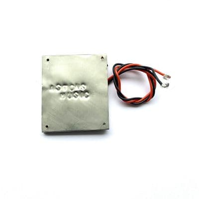 Astons Flat Humbucker Pickup - Aluminium