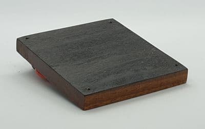 Astons Flat Humbucker Pickup - Black Wooden Cover