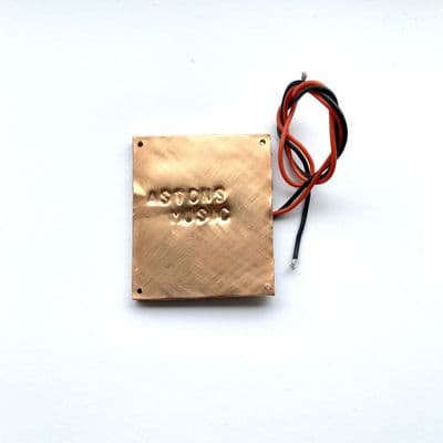 Astons Flat Humbucker Pickup Copper