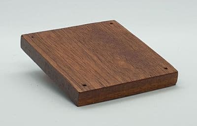 Astons Flat Humbucker Pickup - Mahogany Wooden Cover