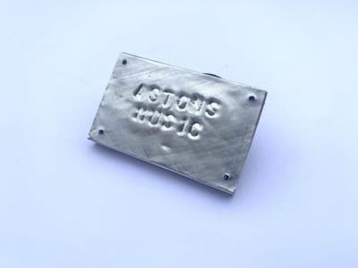 Astons Flat Single Coil Pickup - Aluminium