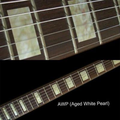 Block Fret Markers Inlay Sticker Decal Guitar aged white pearl