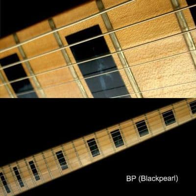 Block Fret Markers Inlay Stickers Decals Guitar Black Pearl