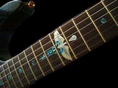 Caduceus Snakes on a Sword Fret Markers Inlay Sticker Decal Guitar