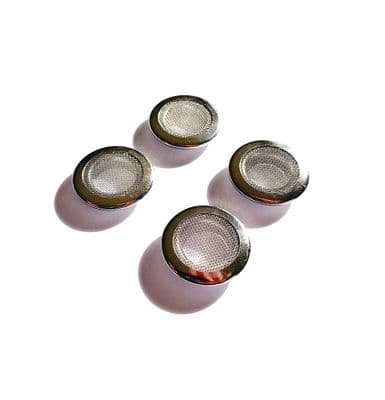 Cigar Box Guitar 4  Shiny Sliver Screened Grommets Sound Hole