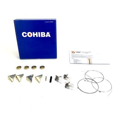Cigar Box Guitar Kit 3 string Cohiba Blue Box, Part and NECK