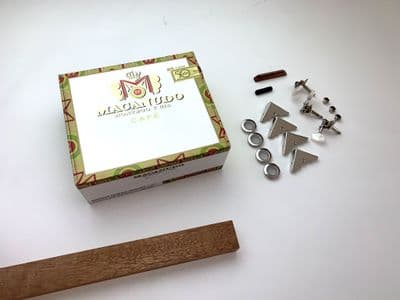 Cigar Box Guitar Kit 3 string Macanudo Box, Part and NECK