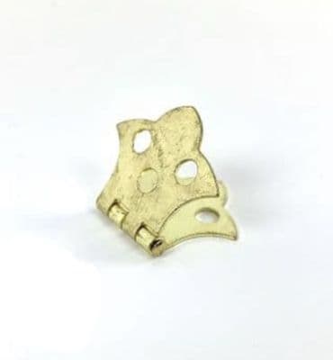 Cigar Box Guitar Part Parts - Decorative Brass Coloured Tailpiece Hinge