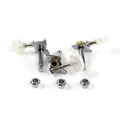 Cigar Box Guitar Part Parts - Vintage style /Traditional Tuners Machine Head x3