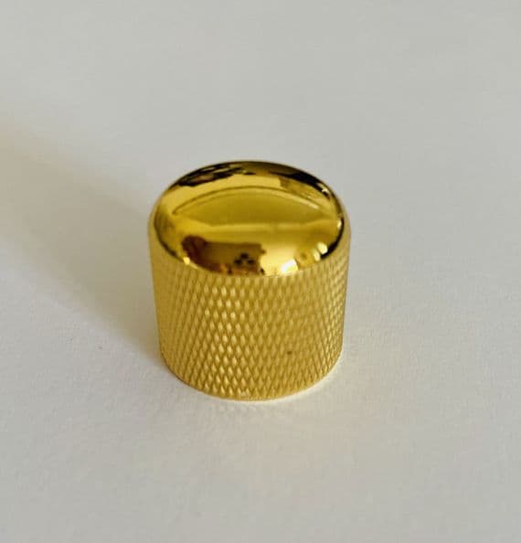 Cigar Box Guitar Part Parts Volume Tone Knob Dome Gold Colour C-3002