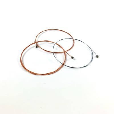 Cigar Box Guitar Strings 3 String Set Bronze Wound