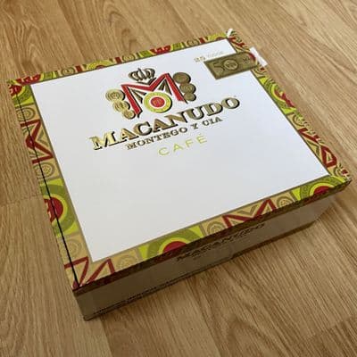 Empty Macanudo Café Cigar Box