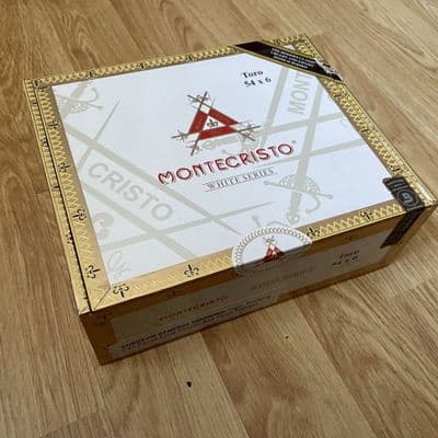 Empty Monticristo White Series Cigar Box