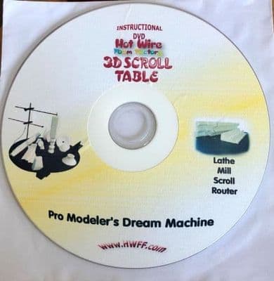 Hot Wire Foam Factory 3D Scroll Table Instructional DVD