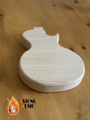 Les Paul Style Ash Tone Wood Guitar Body Blank for 3/4 String Guitars