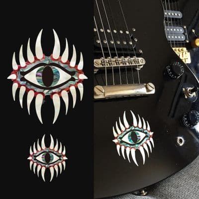 Mystic Eyes (large and small) Guitar Inlay Stickers