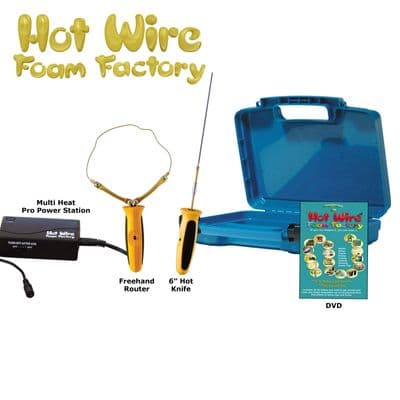 Polystyrene Cutter 2in1 6inch Hot Knife and Freehand Router Pro Kit Hot Wire Foam Factory