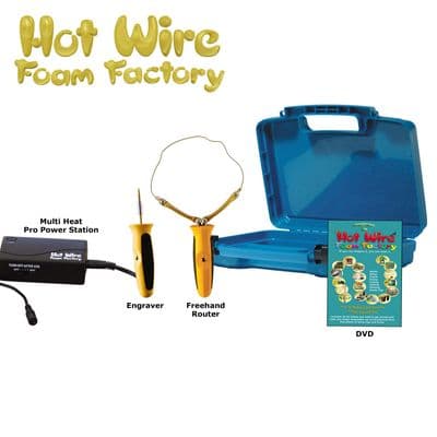 Polystyrene Cutter 2in1 FreeHand Router & Engraver Pro Kit Hot Wire Foam Factory