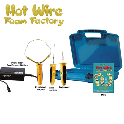 Polystyrene Cutter 3in1 6 inch Hot Knife, Engraver & Freehand Router Pro Kit Hot Wire Foam Factory