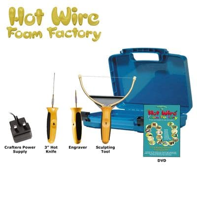 Polystyrene cutter 3in1 Sculpting tool, Engraver & 3inch Hot Knife Craft Kit Hot Wire Foam Factory