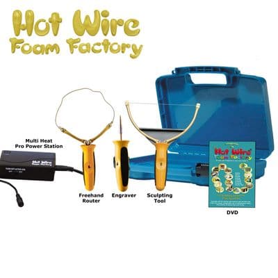 Polystyrene Cutter 3in1 Sculpting Tool, Freehand Router and Engraver Pro Kit Hot Wire Foam Factory
