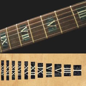 Roman Numeral black pearl Fret  Markers Inlay Sticker For Guitar