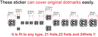 Route 66 Fret Markers Inlay Sticker Decal Guitar