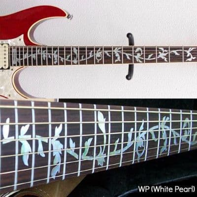 Tree of Life white silver Fret Markers Inlay Sticker Decal Guitar