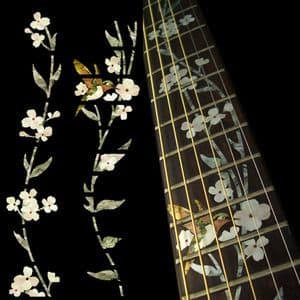 Tree Of Life with Hummingbird Fret Markers Inlay Sticker
