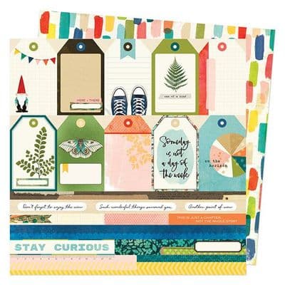 *American Crafts Vicki Boutin Fernwood 12x12 - Fernwood Tags