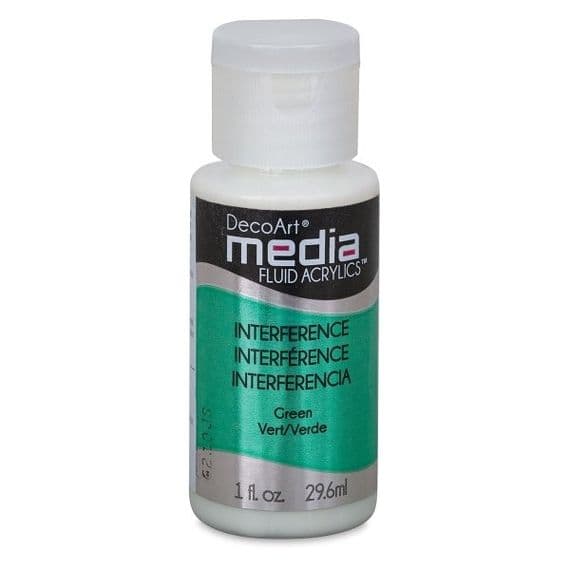 *DecoArt Media Fluid Acrylics - Interference Green