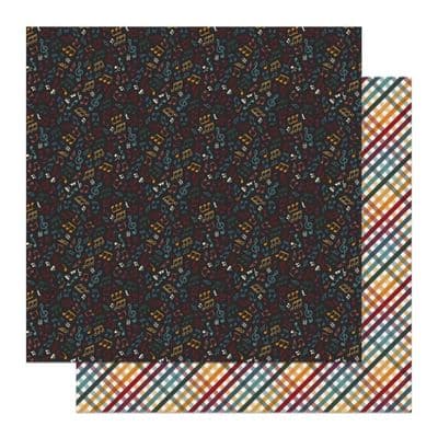 *PhotoPlay Double-Sided 12x12 Cardstock - Music Notes - Sharp Color