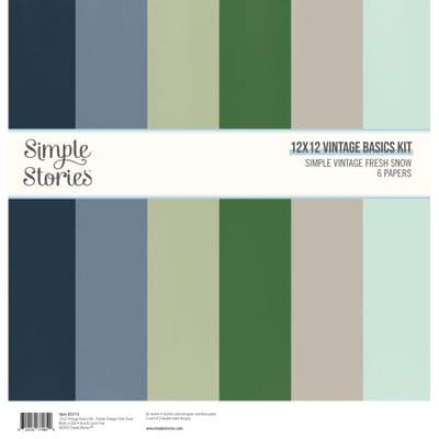 *Simple Stories Basics Kit - Simple Vintage Fresh Snow