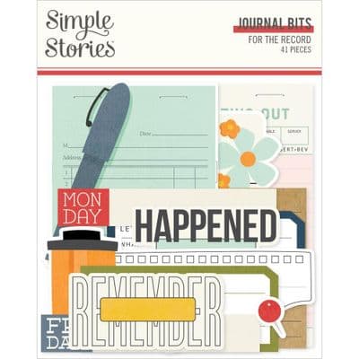 *Simple Stories Journal Bits - For The Record