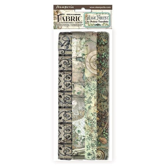 *Stamperia Fabric Sheets - Magic Forest
