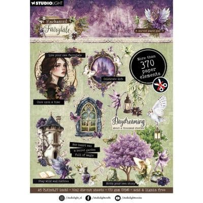 *Studio Light Die-Cut Paper Pad - Enchanted Fairytale nr.466