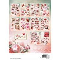 *Studio Light Die-Cut Paper Pad - Love of My Life nr.273 Elements
