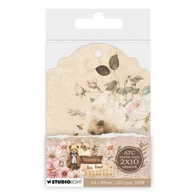 * Studio Light Teddy's Tea Time ATC Paper Tags
