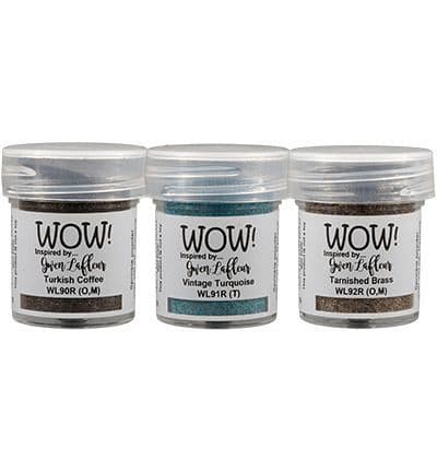 *WOW!  Embossing Powder Trio - Ancient Orient Gwen Lafleur Exclusive