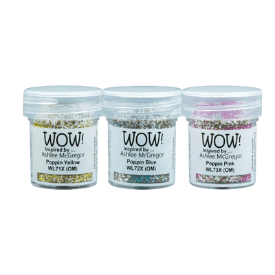 *WOW! Embossing Powder Trio - Party Popper Ashlee McGregor Exclusive