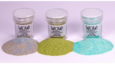 *WOW!  Embossing Powder Trio - Sea You At The Beach Sara Naumann Exclusive