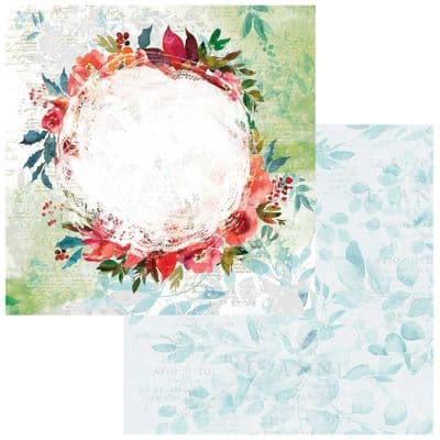 49 and Market 12x12 ARToptions Holiday Wishes - Wreath of Hope