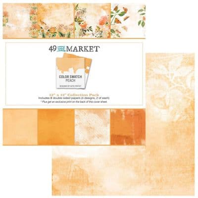 49 and Market 12x12 Collection Pack - Color Swatch: Peach